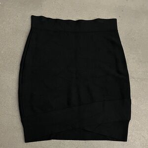 BCBGMaxAzria Black Pencil Skirt